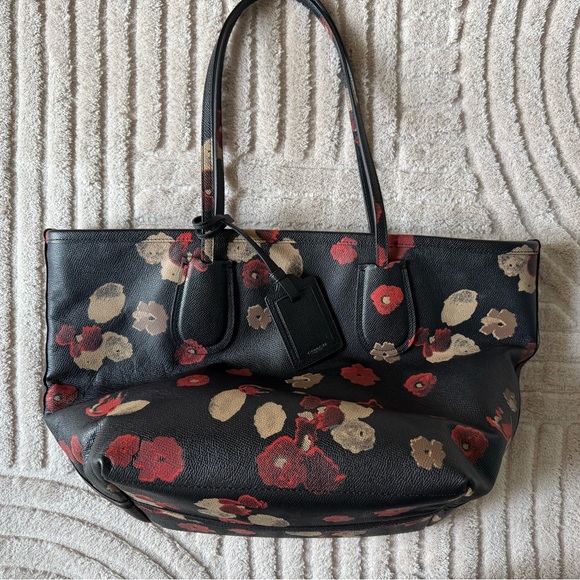 Coach Abstract Floral Taxi Tote - Picture 2 of 14